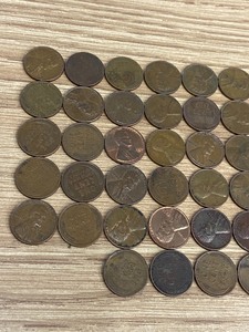 Lot Of (50) Assorted Wheat Cents
