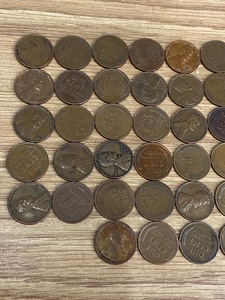 Lot Of (50) Assorted Wheat Cents
