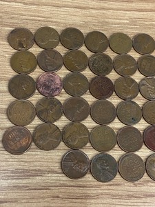 Lot Of (50) Assorted Wheat Cents