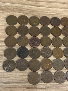 Lot Of (50) Assorted Wheat Cents