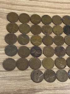 Lot Of (50) Assorted Wheat Cents
