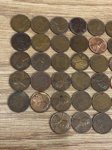 Lot Of (50) Assorted Wheat Cents