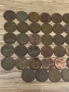 Lot Of (50) Assorted Wheat Cents