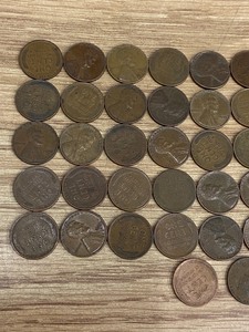 Lot Of (50) Assorted Wheat Cents