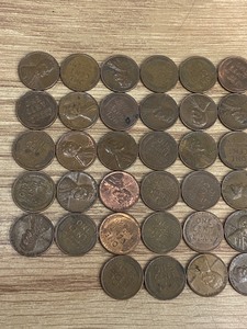 Lot Of (50) Assorted Wheat Cents