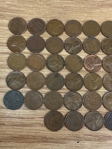 Lot Of (50) Assorted Wheat Cents