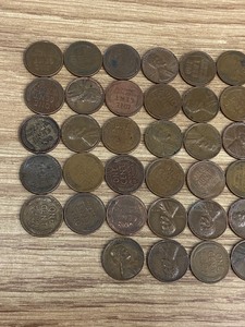 Lot Of (50) Assorted Wheat Cents