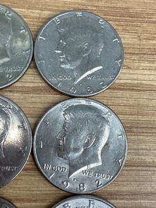 Lot Of (9) Kennedy Halves