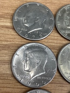 Lot Of (9) Kennedy Halves