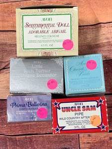 Lot of 5 Vintage Avon Items (many of these Avon Items sell on Ebay from $5-38)