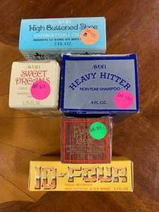 Lot of 5 Vintage Avon Items (many of these Avon Items sell on Ebay from $5-38)