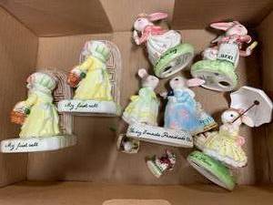 Lot of 10 Avon Ceramic Figurines