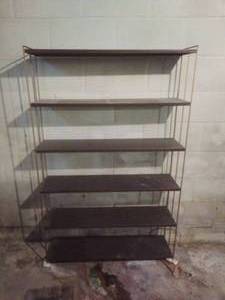 lot 141 image: Vintage Metal Shelf