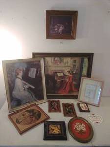 lot 110 image: HUGE Collection of Wall Art