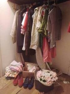 lot 117 image: Closet of Vintage Clothes