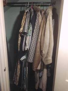 lot 119 image: Closet FULL of Vintage Clothes