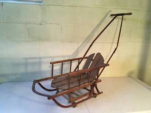 lot 205 image: Old Sled Stroller