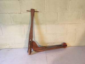 lot 214 image: Old Wood Toy Scooter