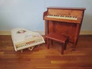 lot 47 image: Pair of Mini Pianos