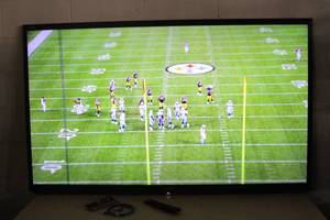 lot 1 image: Sharp Aquos 70 Full HD 1080p LED Smart 3D Television  TV  Display  Monitor