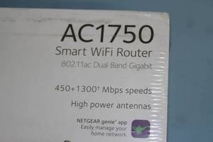 lot 81 image: New Netgear AC1750 Smart WiFi Computer Wireless Internet Router