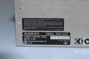 lot 88 image: Lot of 3 - Sony RCP-D51 Professional AV Remote Control Panel with Dial Style Controller