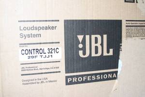lot 100 image: New PAIR of JBL Professional 12 Audio Coaxial Ceiling Loudspeakers  Speakers  ($360  Each Online)