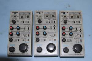 lot 107 image: Lot of Pro Video Camera  Camcorder Accessories - Sony & Panasonic Remote Control Units