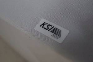 lot 72 image: KSI Professional Audio 2x2 Grid Adjustable Swivel Ceiling Mount Loudspeaker