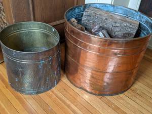 lot 46 image: Copper and Bronze Buckets