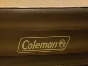 lot 46 image: Queen Sized Coleman Air mattress with plug in pump
