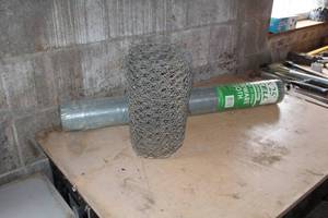lot 857 image: X-cell Galvanized 23GA Hardware Cloth Fence Roll 25