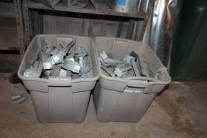lot 868 image: Lot of (2 Totes) Joist Hangers