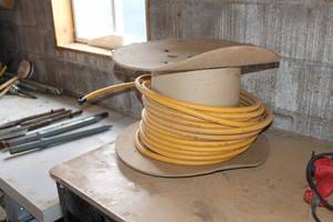 lot 876 image: Lot of (1) Pro Flex Gas Line Reel (Partial)