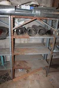lot 894 image: Lot of (2) Metal Shelving Units 4-tier