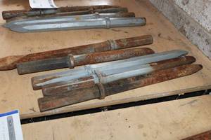 lot 777 image: Lot of (5) Jack Hammer Bits 1-14 Hex Shank