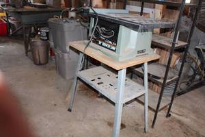 lot 923 image: Delta Bench Saw 10 36-540, Saw Stand