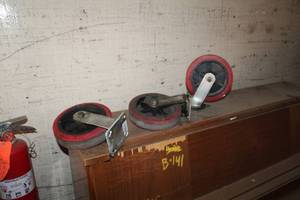 lot 1013 image: Lot of (3) Caster Wheels 8