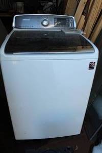 lot 1034 image: Samsung Clothes Washer he with AquaJet VRT SmartCare WA50F9A7DSWA2