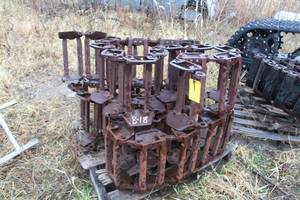 lot 755A image: Lot of (2) John Deere Skid Steer Over Tire Tracks 7512