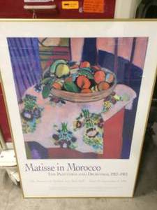 Beautiful Matisse Framed Poster Art 35x24