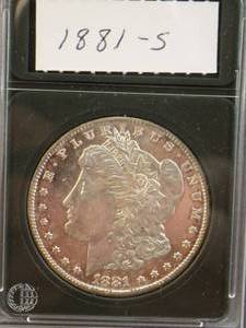 1881 S Morgan Silver Dollar