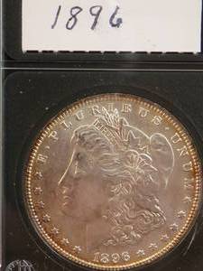 1896 Morgan Silver Dollar