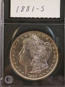 1881 S Morgan Silver Dollar
