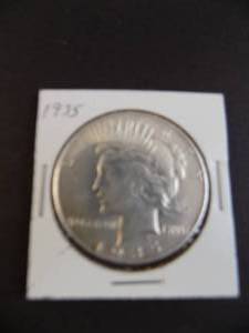 1935 Peace Silver Dollar