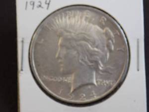 1924 Peace Silver Dollar