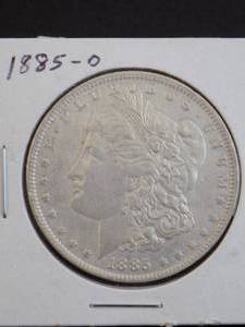 1885 O Morgan Silver Dollar