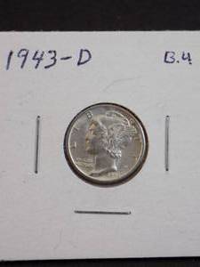 1943 D Mercury Dime