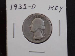1932 D Washington Quarter