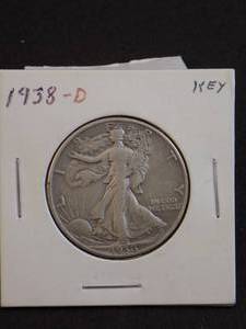 1938 D Walking Liberty Half Dollar